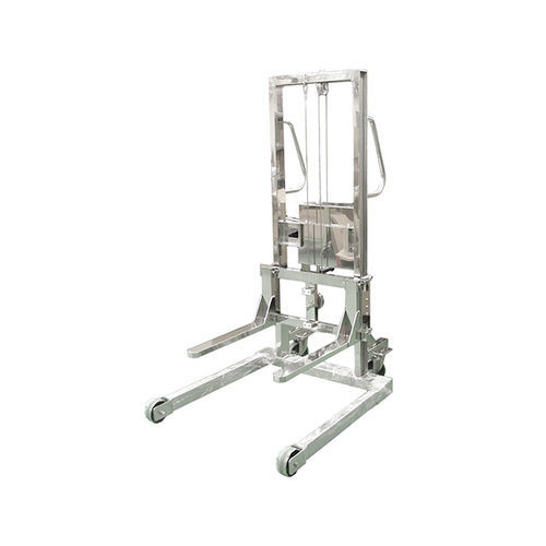 Handling stacker truck - SLF-FRK series - MONOVATE Co., Ltd. - for pallet / for the pharmaceutical industry / for containers