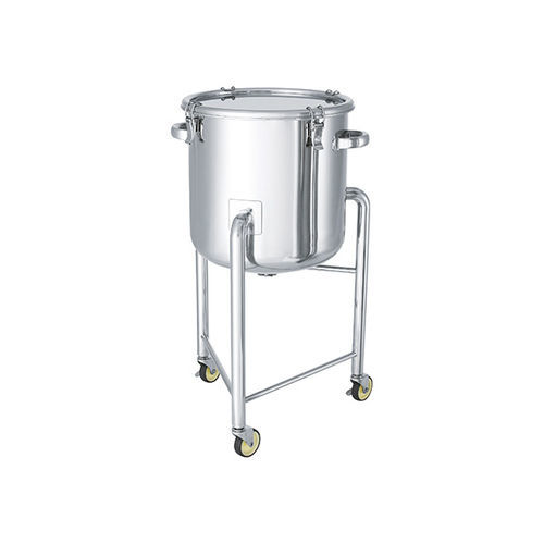 Liquids tank - DT-CTH-L series - MONOVATE Co., Ltd. - stainless steel / cylindrical / mobile
