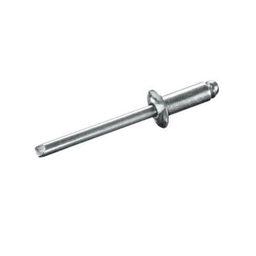 Blind rivet - 7080160100-74 - Goebel Group - round head / steel / gray