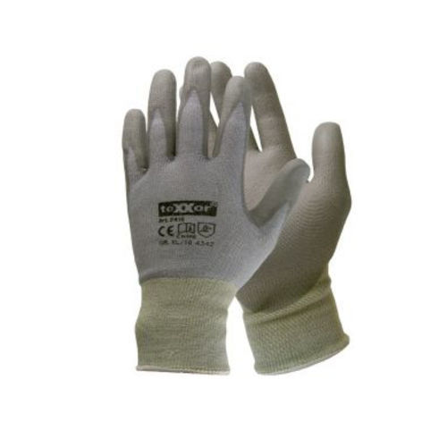 Work glove - Texxor 2416 - Goebel Group - industrial / mechanical protection / polyurethane-coated