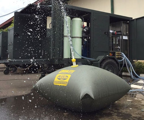 Drinking water storage tank - Flixtank - filling / polyether / flexible