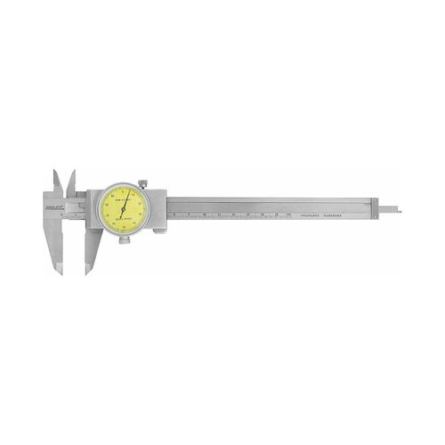 Dial caliper - 412350 150/01 - HOLEX - stainless steel / shock-proof