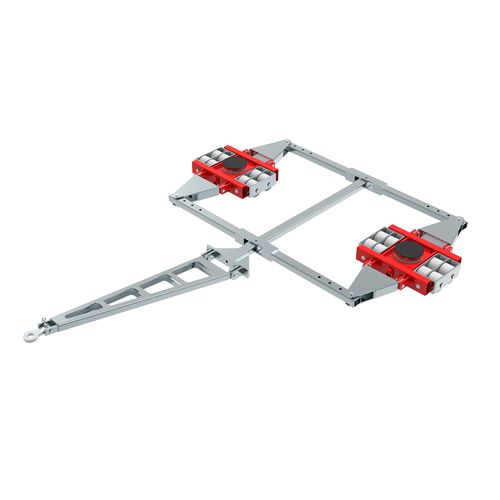 Heavy load moving skate - ECO-Skate DUO XL (NY) XN40D 40to - HTS Hydraulische Transportsysteme GmbH - transport / with 4-point support