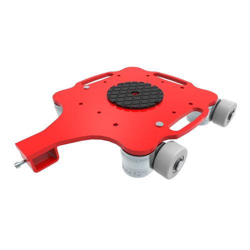 Rotary moving skate - ECO-Skate® ROTOflex (NY) RFN30 3to - HTS Hydraulische Transportsysteme GmbH - for heavy loads / transport / manual