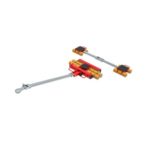 Heavy load moving skate - ECO-Skate IDEAL (PU) i90L + i90S 18to - HTS Hydraulische Transportsysteme GmbH - transport / manual