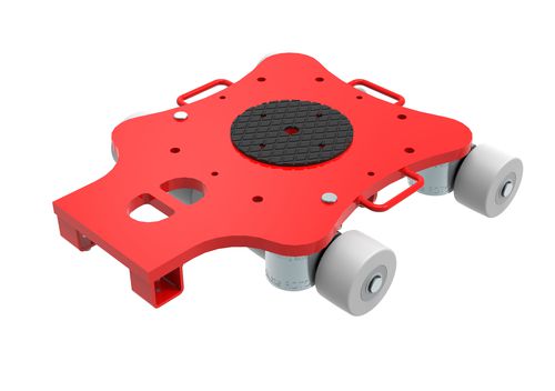 Rotary moving skate - ECO-Skate ROTOflex XL (NY) RFXN12 12to - HTS Hydraulische Transportsysteme GmbH - for heavy loads / transport / 360°