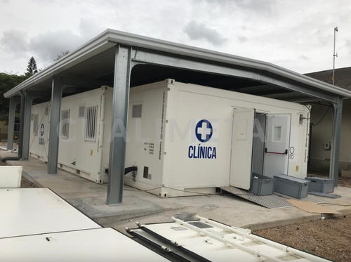 Modular warehouse - CUALIMETAL - industrial / steel roof
