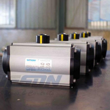 Pneumatic valve actuator - VS-083DA - pneumaticairactuator.com - rotary / rack-and-pinion / double-acting