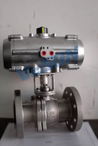 Pneumatic valve actuator - VS-083DA - pneumaticairactuator.com - rotary / rack-and-pinion / double-acting