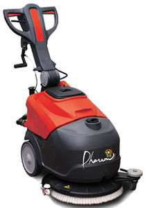 Walk-behind scrubber-dryer - IB18B - Pharaon - battery-powered / compact