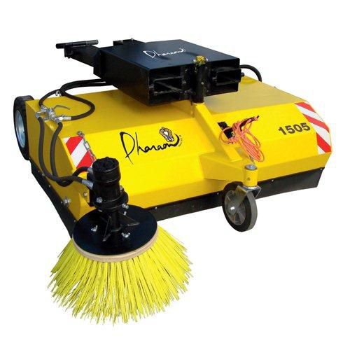 Forklift truck sweeper - SETH1505 - Pharaon - hydraulic