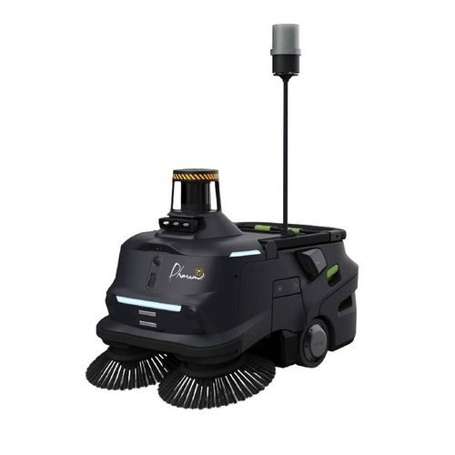 Autonomous suction sweeper - ISIS MAX - Pharaon - battery-powered / indoor / dust