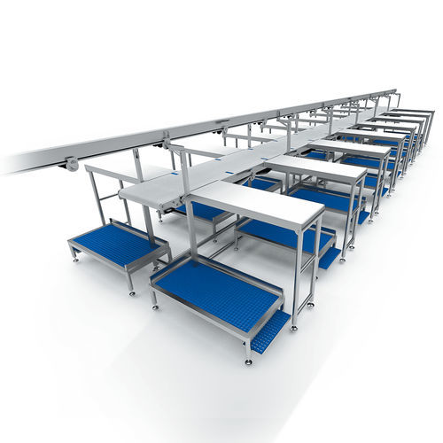 Belt conveyor - TEMIC S.L.U. - horizontal / inclined / modular