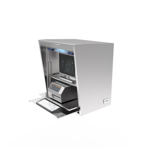 Control data cabinet - STANK - TEMIC S.L.U. - with post / on casters / wall-mount