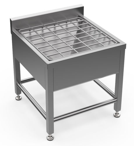 Sink for the food industry - HYGI-HOPPER - TEMIC S.L.U. - stainless steel