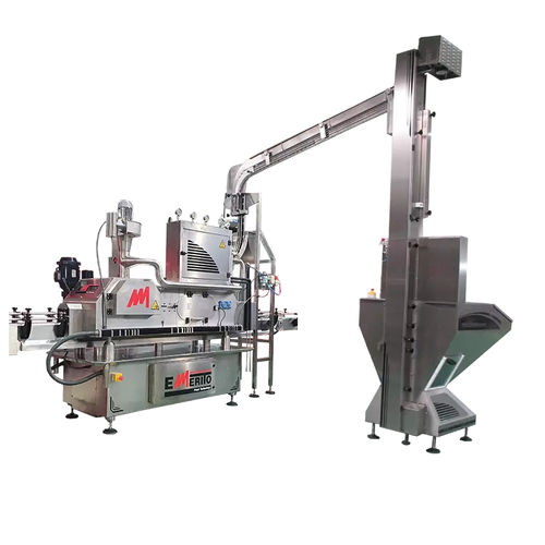 Linear capping machine - Emerito 3.8 - Emerito S.L. - fully-automatic / for twist-off caps / for bottles