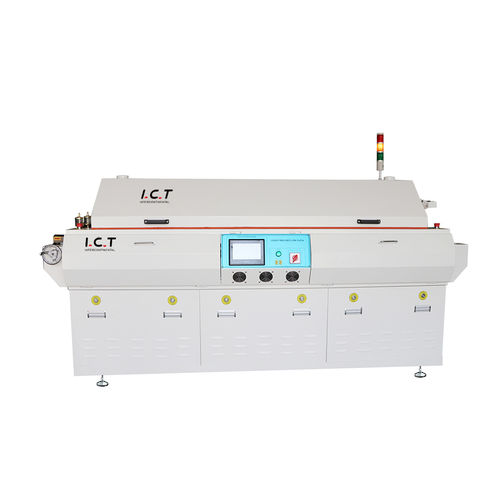 Reflow soldering oven - T series - Dongguan ICT Technology Co.,Ltd - PLC-controlled / for PCB / multi-zone