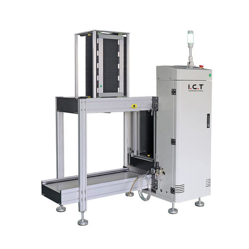 Single- or double-sided PCB loading and unloading system - LD/UL series - Dongguan ICT Technology Co.,Ltd - modular / pneumatic