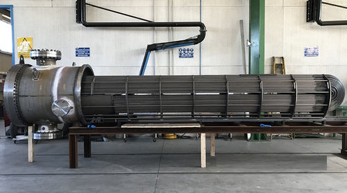 Tubular heat exchanger - SKI series - S.T.I.T.I. SRL - gas/liquid / compact / industrial