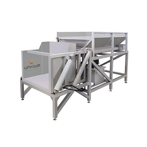 Bin tipping station - XLJ100 - Zibo Unique Machinery Co., Ltd. - hydraulic / fixed / stainless steel