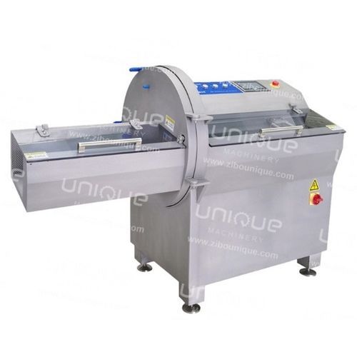 Meat slicing machine - Zibo Unique Machinery Co., Ltd. - automatic / knife / 380V three-phase