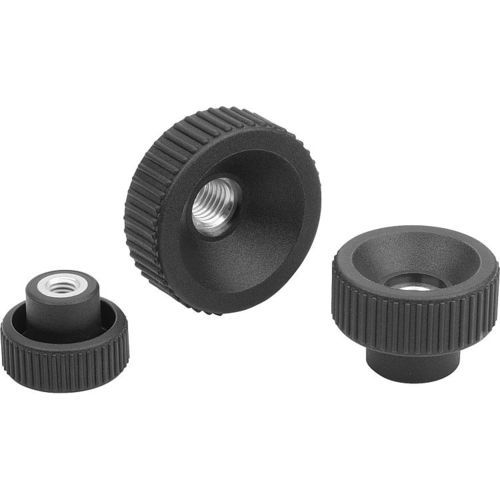 Knurled knob B0268 series NORMTEILWERK ROBERT BLOHM GmbH round