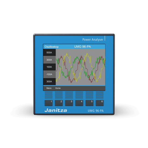 Power quality monitoring device - UMG 96-PA - Janitza electronics GmbH - temperature / residual current / modular