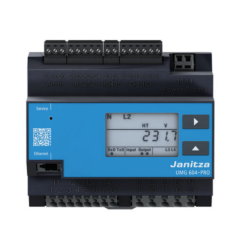 Measurement monitoring device - UMG 604-PRO - Janitza electronics GmbH - power quality / Ethernet / PROFIBUS
