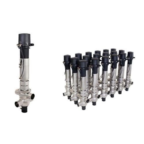 Mix-proof valve - D series - Waukesha Cherry-Burrell - diaphragm / hydraulic / blocking