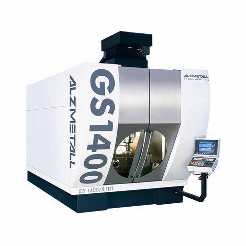 3-axis CNC machining center - GS 1400/5-FDT - Alzmetall - vertical / gantry / with rotary table