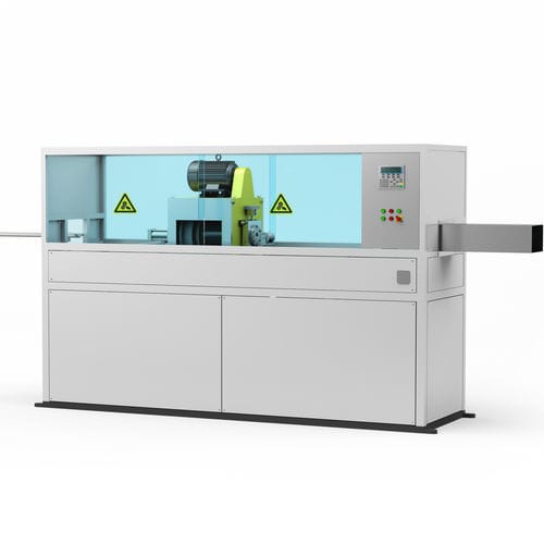 Rotary blade cutting machine - EXT-KC series - Ningbo Extru Machinery Co., Ltd. - band-knife / for plastics / for hoses
