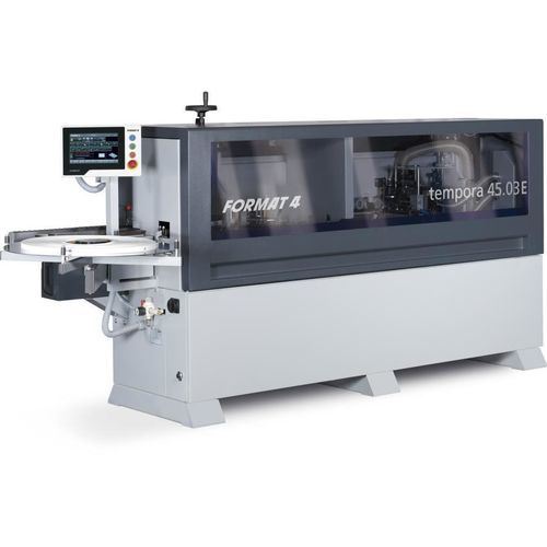 Automatic edge-banding machine - tempora F400 45.03E - Felder Group - for panels / with glue applicator / with hot-melt glue applicator