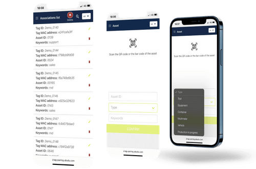 Creation mobile app - Ubudu SAS - tracking / editing / web browser