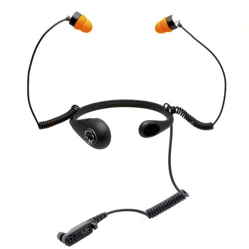 Noise-cancelling headset - M11 PRO SHORT - Tactical Headsets Sweden AB - corded / with throat microphone