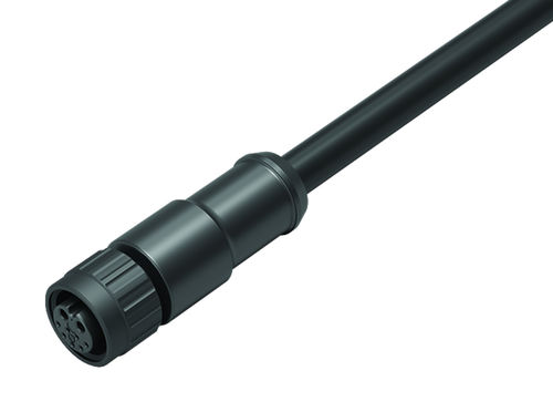Hybrid connector - 77 8406 0000 30709-0185 - binder USA - female / screw / locking
