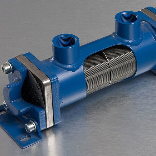 Oil cooler - EKM - HBE GmbH - water / industrial / tubular