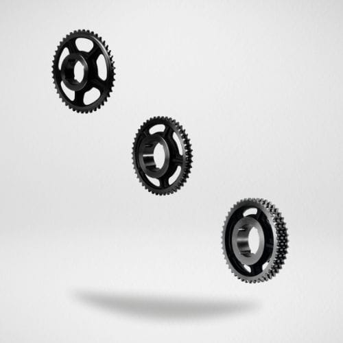 Chain sprocket wheel - RF series - CMW - straight-toothed / removable hub / single