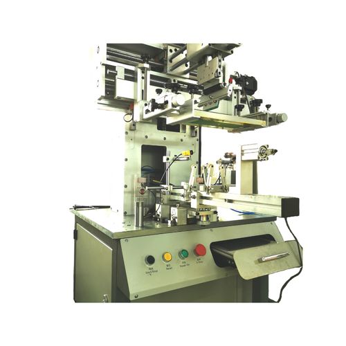 Servo-driven screen printing machine - Shenzhen xinzhong plastic - semi-automatic / manual / color