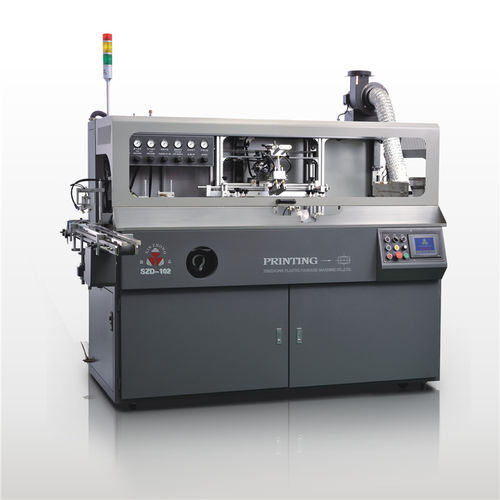 Automatic screen printing machine - SZD-102-B - Shenzhen xinzhong plastic - fully-automatic / 2-color / 3-color