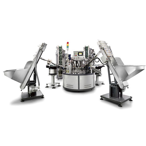 Automatic assembly machine - SZZ-108 - Shenzhen xinzhong plastic - for industrial applications / syringe / bottle screw closure