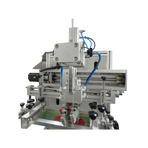 Semi-automatic screen printing machine - Shenzhen xinzhong plastic - manual / multi-color / for glass bottles