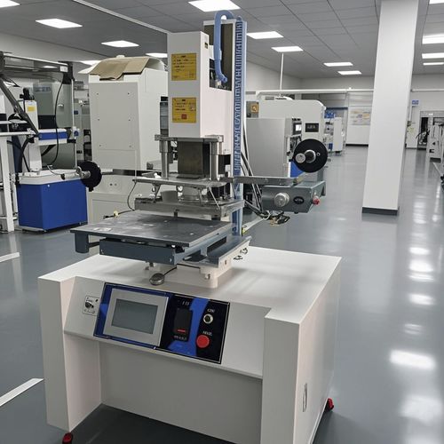 Electro-pneumatic hot foil stamping machine - Shenzhen xinzhong plastic - for large print areas / manual / for leather