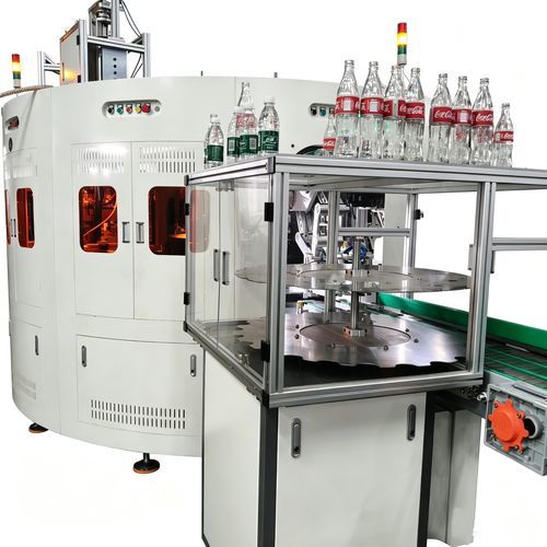 Fully-automatic screen printer - G3S - Shenzhen xinzhong plastic - 3-color / for glass bottles / for the glass industry