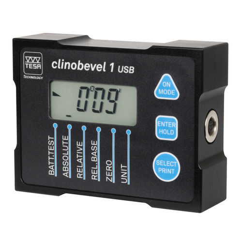 Multi-axis inclinometer - CLINOBEVEL 1 series - TESA Technology - RS-485 / USB / with LCD display