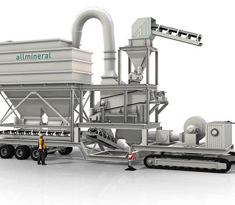 Recycling sorting system - allair® - allmineral Aufbereitungstechnik GmbH & Co.KG - optical / automatic / process
