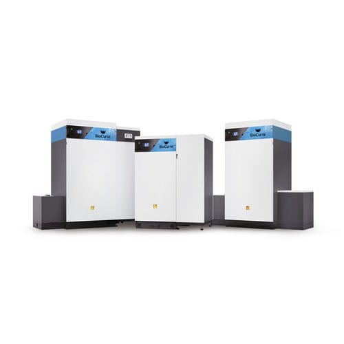 Hot water boiler - BCH90 - BioCurve - biomass / pellet / condensing