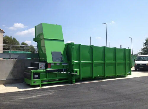 Mixed waste compactor - IPAKTOR I3 series - I-COMPACT - stationary / hydraulic / top-loading