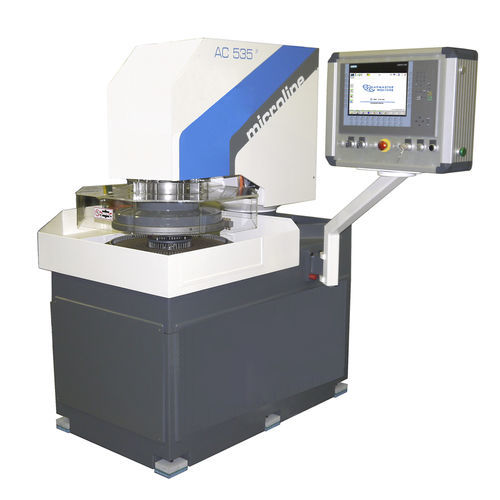 Brush deburring machine - AC microLine® 535-D - Lapmaster Wolters GmbH - edge rounding / grinding / polishing