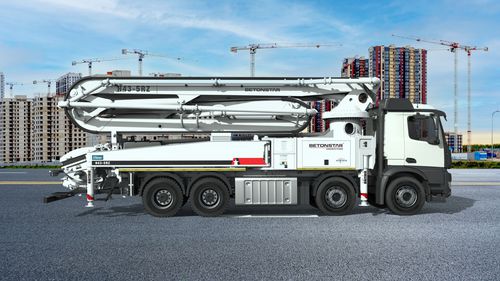 Truck-mounted concrete pump - H43-5RZ - BETONSTAR MAKINA