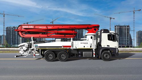 Construction truck-mounted concrete pump - H40-5RZ - BETONSTAR MAKINA SANAYI VE TICARET A.S.